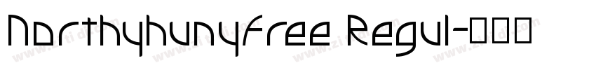NorthyhunyFree Regul字体转换